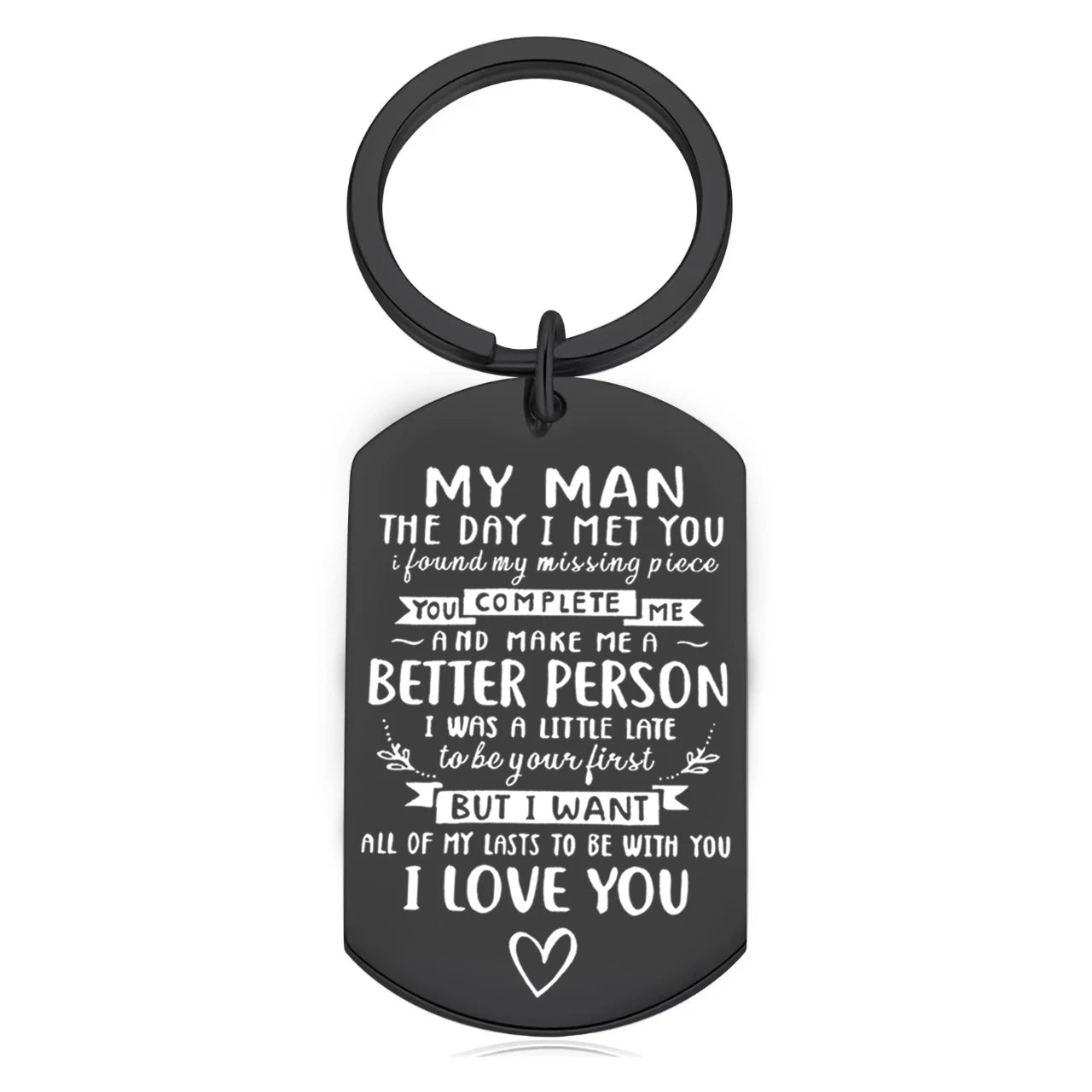 “I Love You” Romantic Keychain