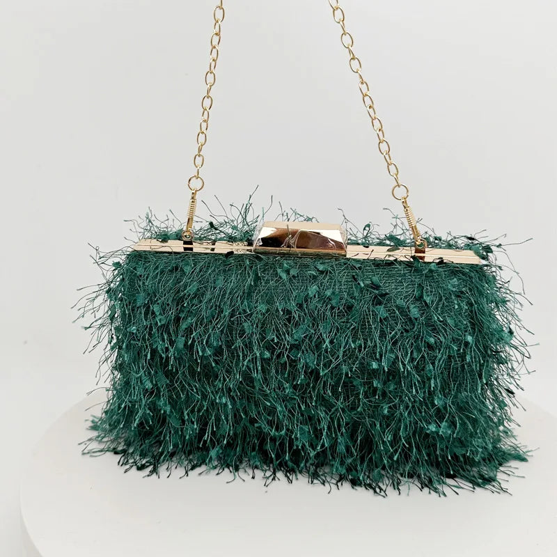 Korean Tassel Clutch Bag