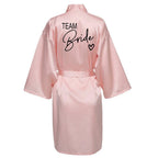 Team Bride Satin Robe