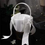 Pearl Flower Girl Basket