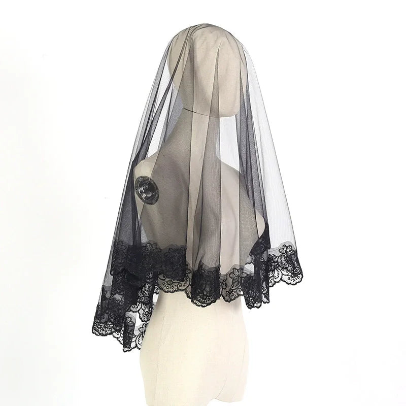 Lace Embroidery Bridal Veil