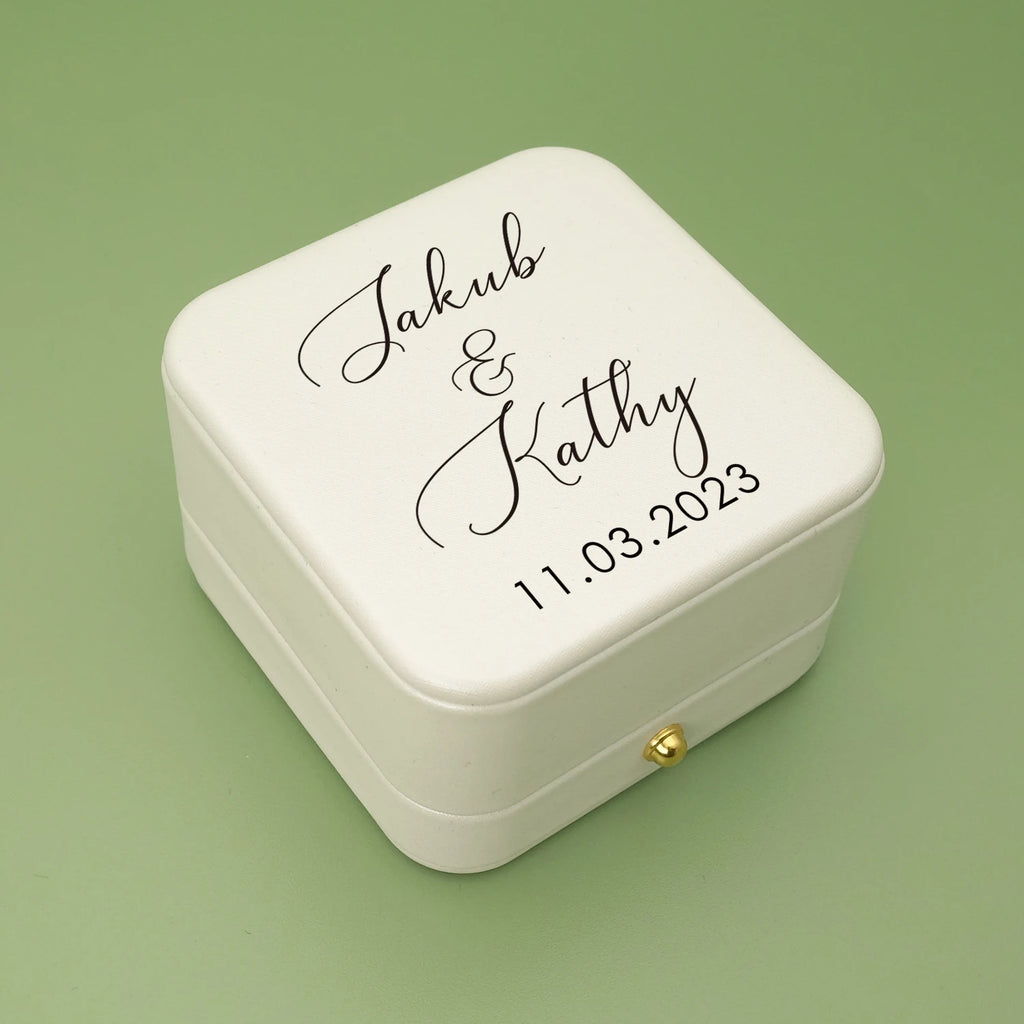 Personalized Wedding Ring Box