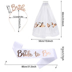Bride To Be Sash & Veil Set