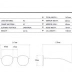 Heart Temple Y2K Sunglasses