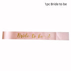 Rose Gold Team Bride Sash