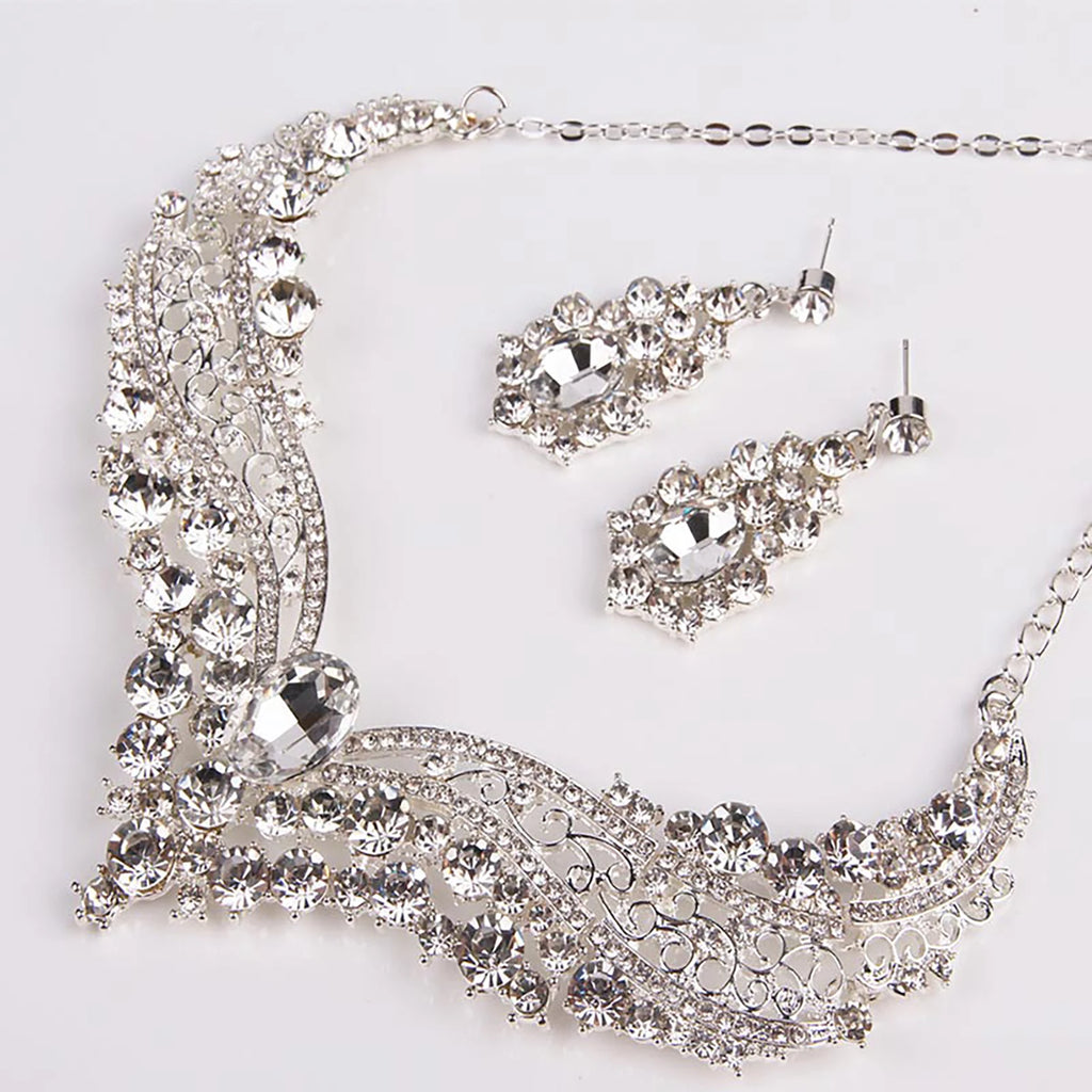 Rhinestone Bridal Jewelry Set