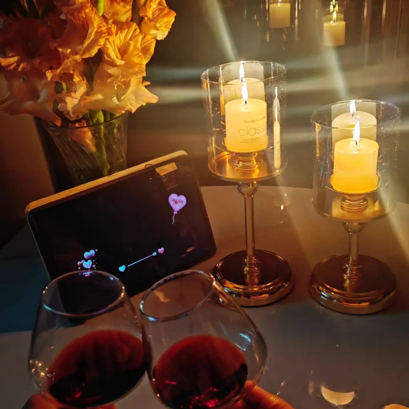 Elegant Candlestick Holder Set