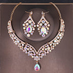Crystal Bridal Crown Jewelry Set
