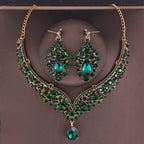 Crystal Bridal Crown Jewelry Set