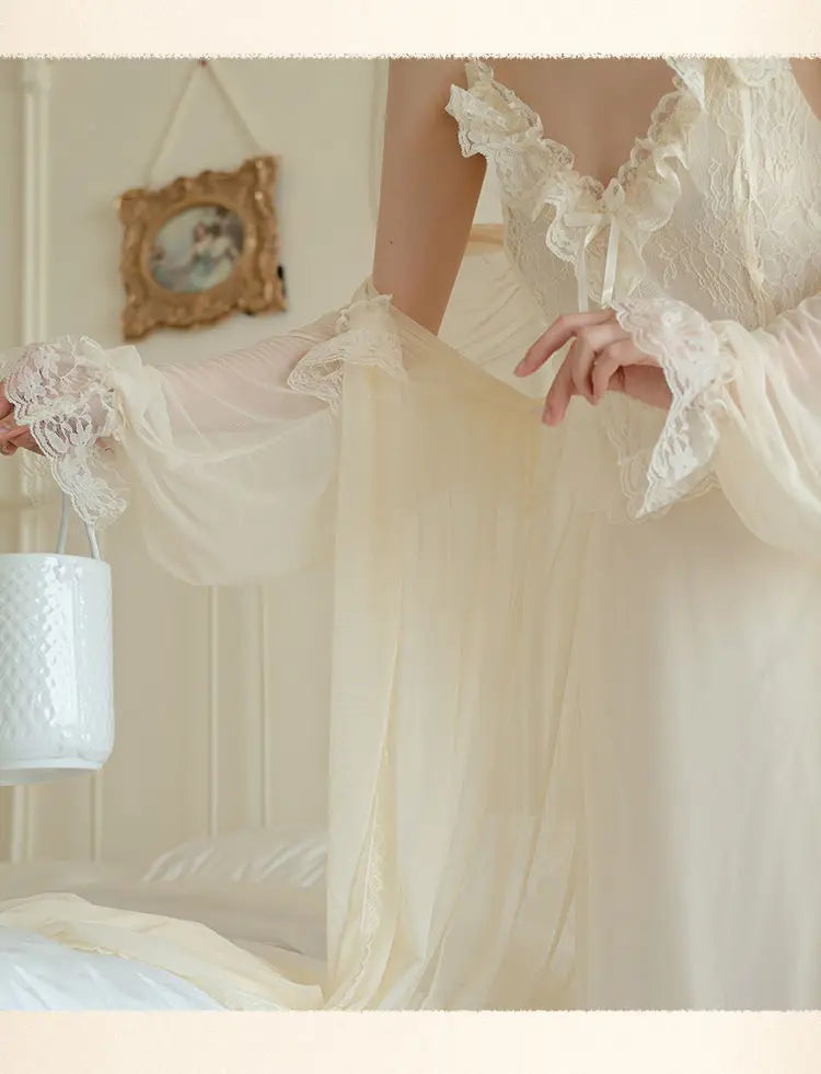 Princess Satin Bridal Robe Set