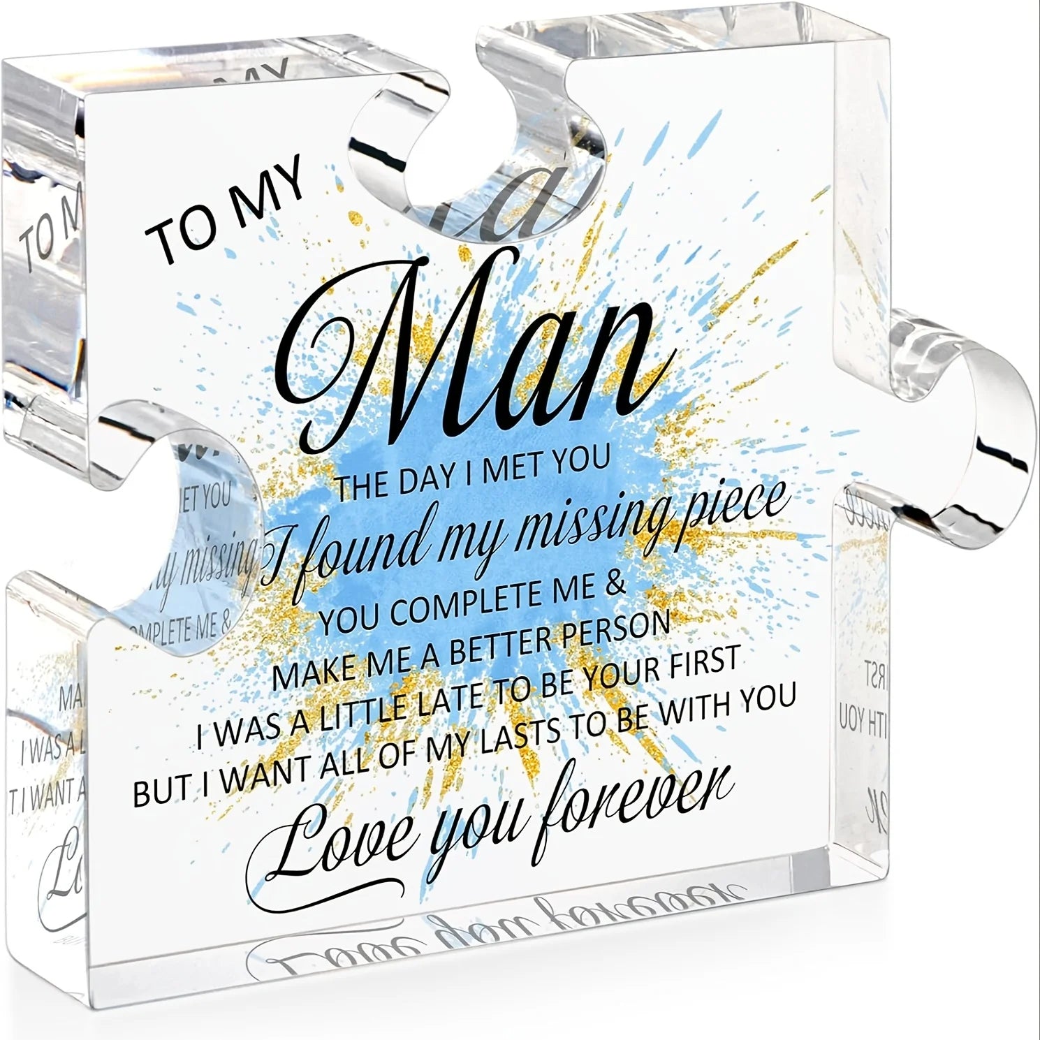 “To My Man” Romantic Gift
