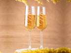 Personalized Mr & Mrs Champagne Flutes