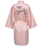 Team Bride Satin Robe