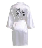 Team Bride Satin Robe