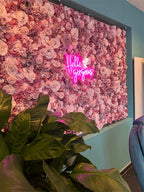 Silk Rose & Peony Flower Wall Panel