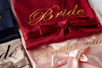 Bridal Satin Kimono Robe