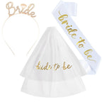 Bride-to-Be Veil & Sash Set