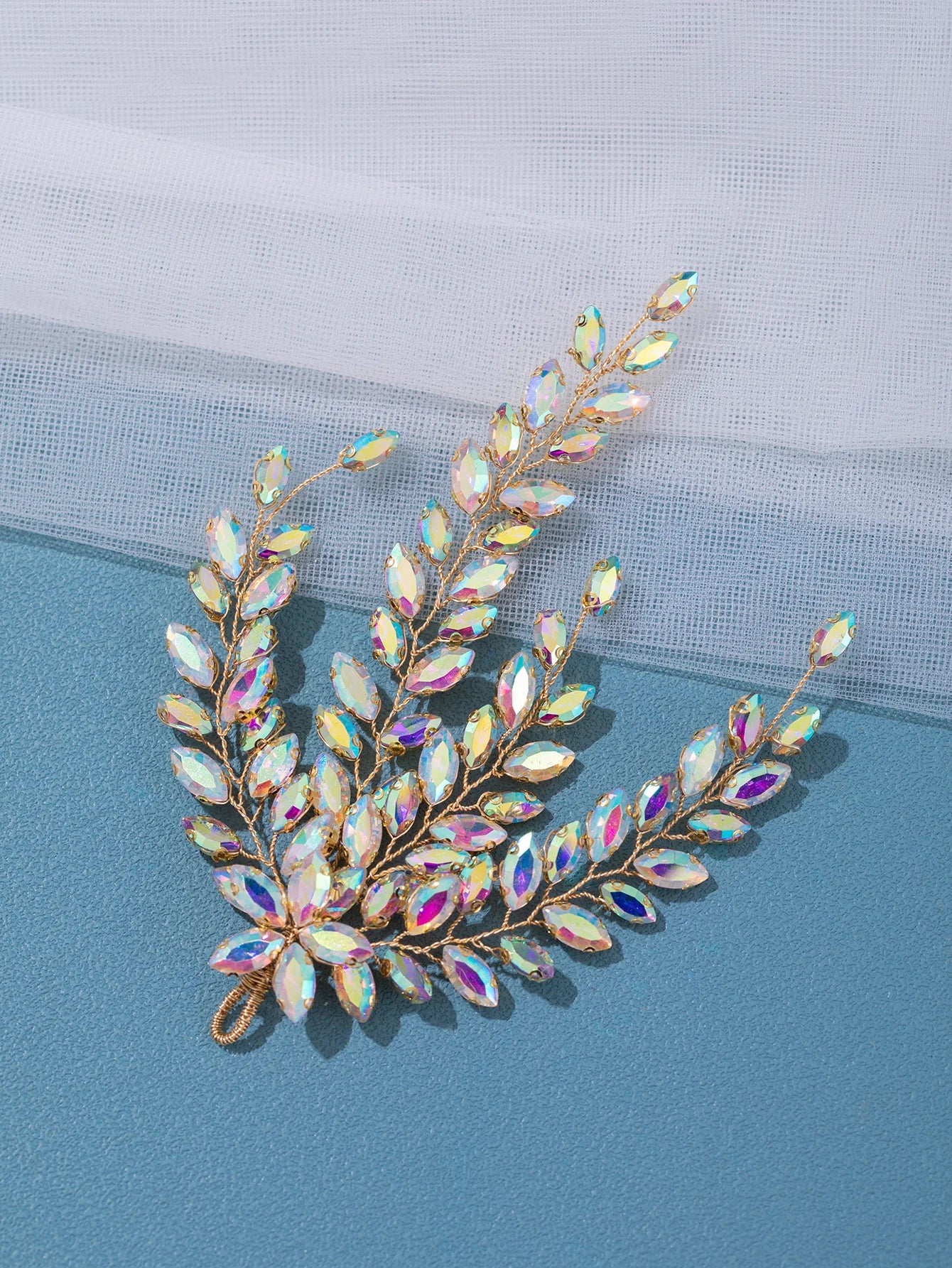 Leaf Crystal Bridal Headpiece