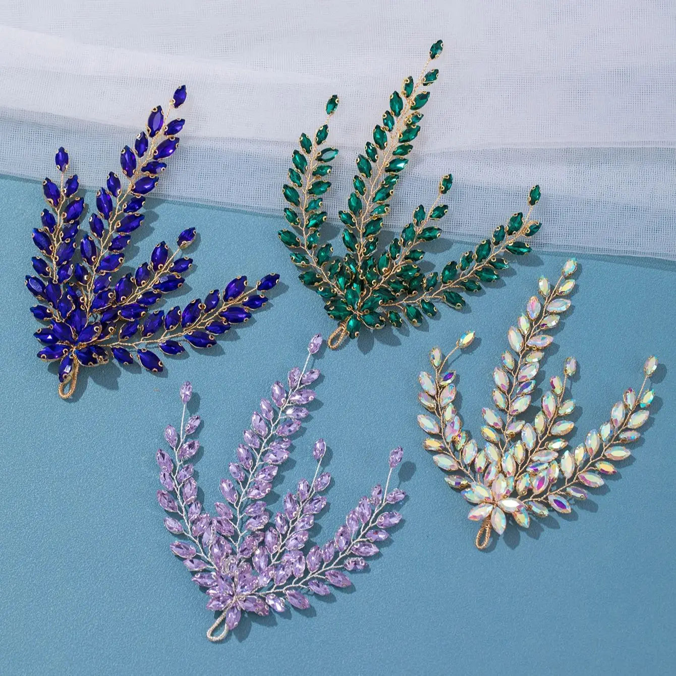 Leaf Crystal Bridal Headpiece