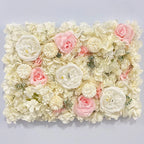 Silk Rose & Peony Flower Wall Panel