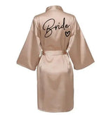 Team Bride Satin Robe
