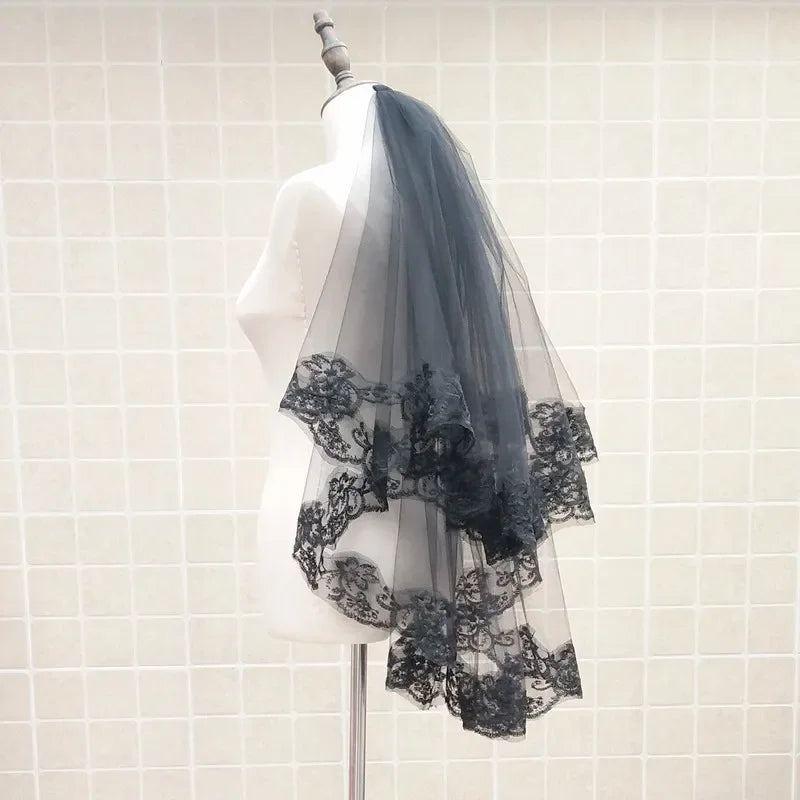 Lace Embroidery Bridal Veil