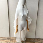 Curled Edge Double Layer Veil