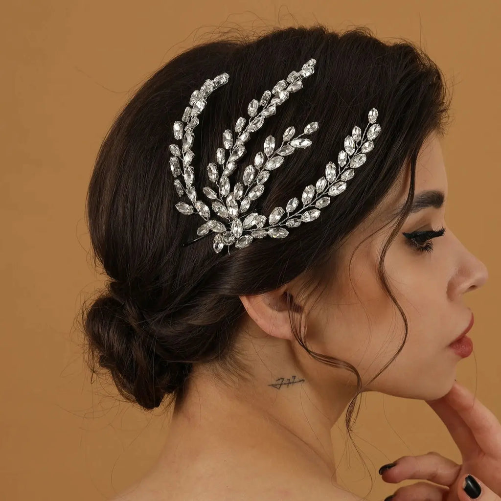 Leaf Crystal Bridal Headpiece