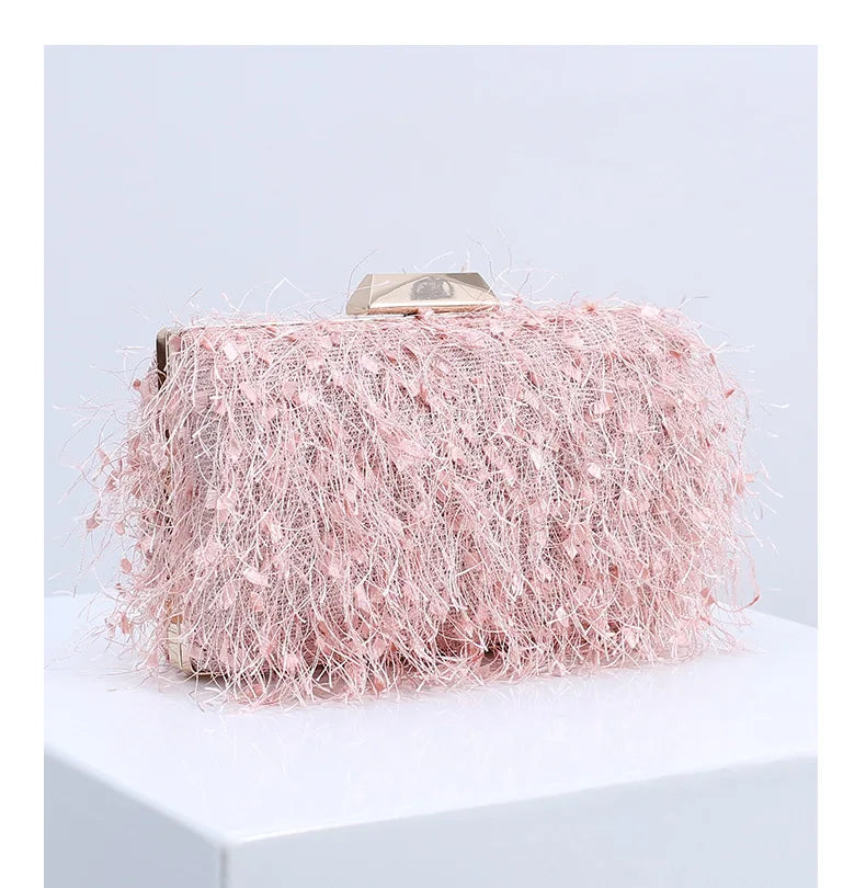 Korean Tassel Clutch Bag