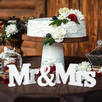Wooden Mr & Mrs Table Decor