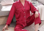 Custom Couple Satin Pajamas