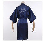 Bridal Satin Kimono Robe