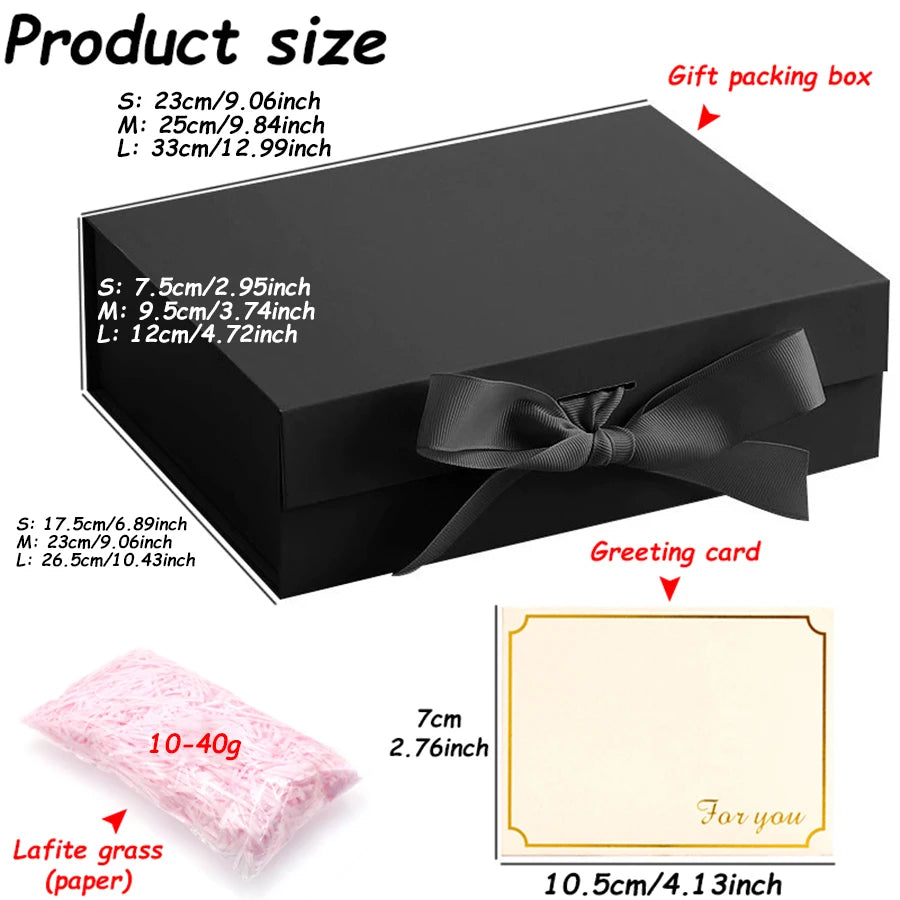 Magnetic Gift Box with Ribbon