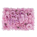 Silk Rose & Peony Flower Wall Panel