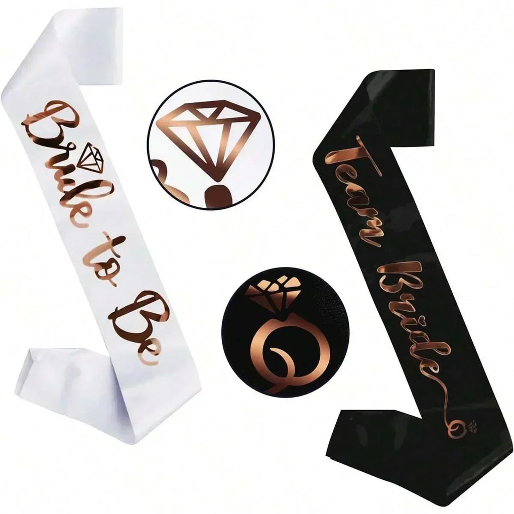 Bride Satin Bachelorette Sash