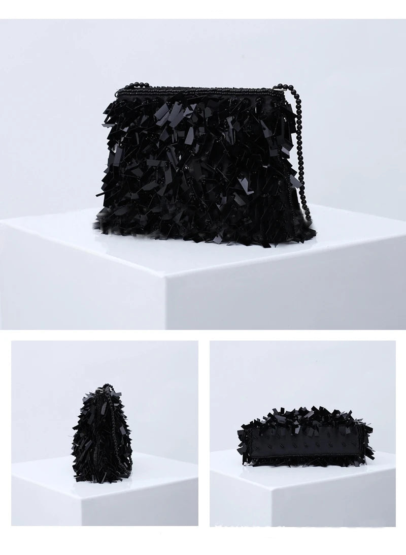 Korean Tassel Clutch Bag