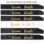 Rose Gold Team Bride Sash