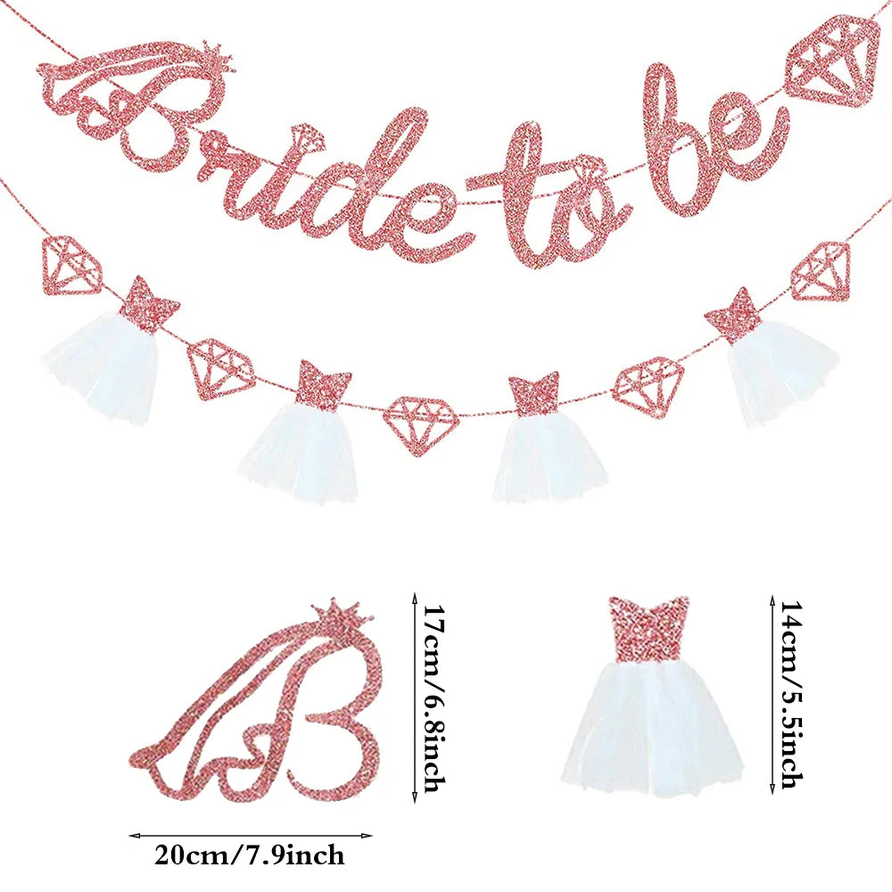 Bride To Be Sash & Veil Set