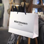 Custom White Shopping Gift Bags