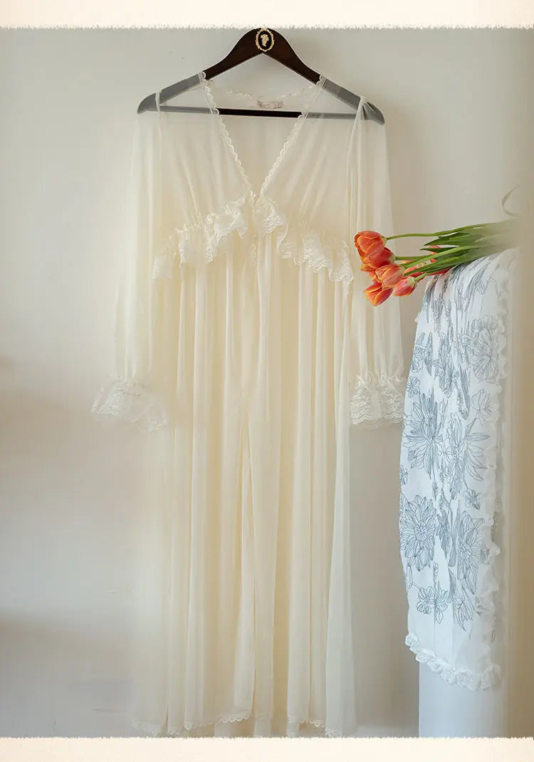 Princess Satin Bridal Robe Set