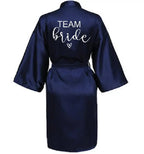 Team Bride Satin Pajama Robe
