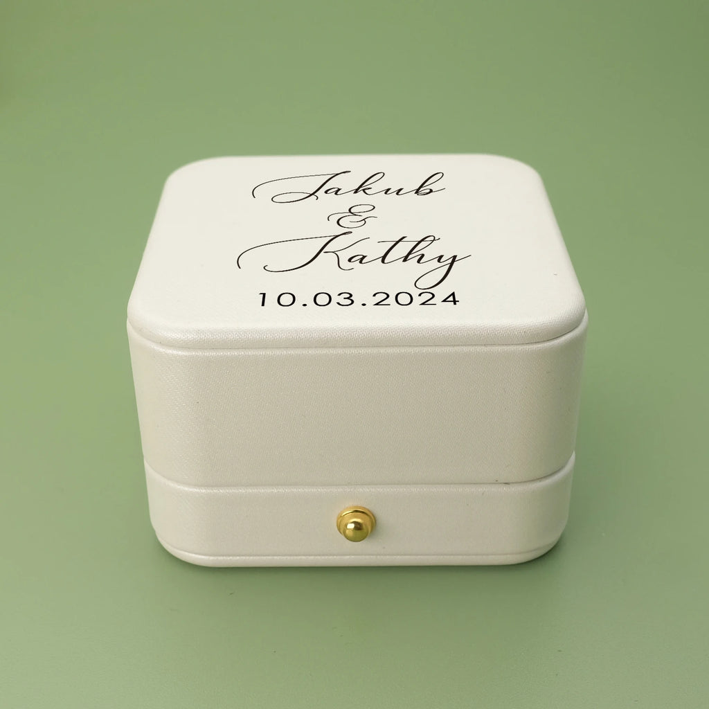 Personalized Wedding Ring Box
