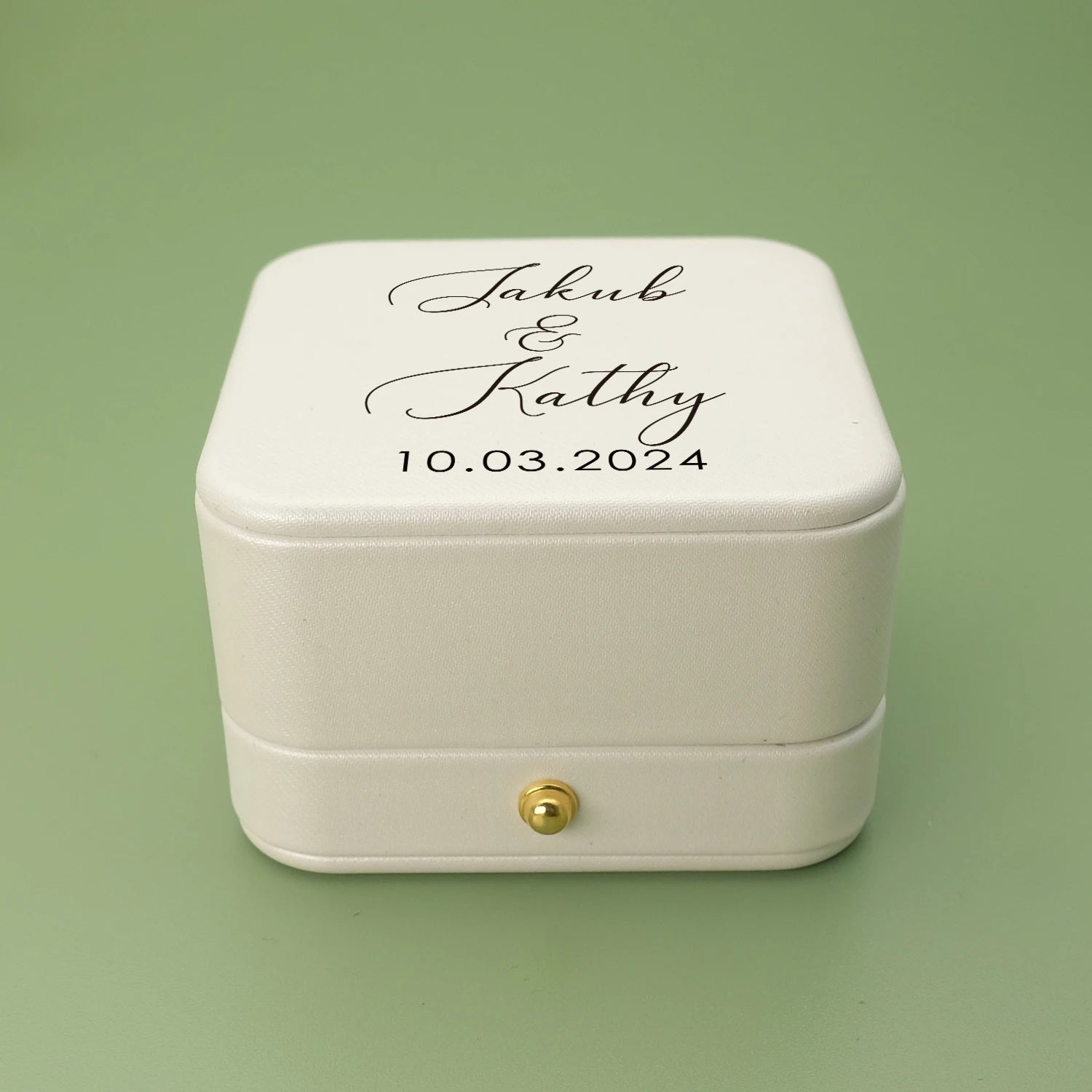 Personalized Wedding Ring Box