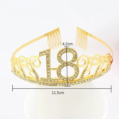 Birthday Queen Crystal Tiara