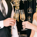 Personalized Mr & Mrs Champagne Flutes