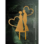 Acrylic Couple Wedding Cake Topper