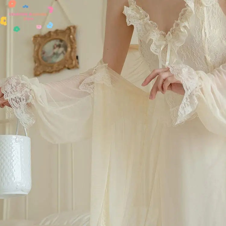 Princess Satin Bridal Robe Set