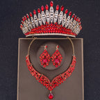 Crystal Bridal Crown Jewelry Set