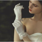 Satin & Tulle Bridal Gloves