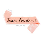 Rose Gold Team Bride Sash